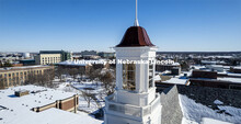 A snowy Friday on city campus. February 17, 2023. 
