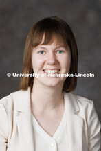Studio portrait of Molly Brandt, 4-H Extension Educator. February 22, 2023. 