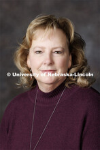 Studio portrait of Sarah Browning, Lancaster County Extension Educator. Portraits of Extension, IANR