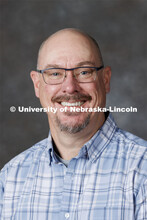 Studio portrait of Dirk Charlson, Extension Educator. Portraits of Extension, IANR and CASNR educato