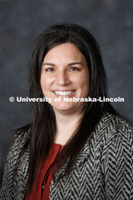 Studio portrait of Kayla Colgrove, Food, Nutrition and Health Extension Educator. February 22, 2023.