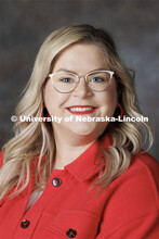 Studio portrait of Liz Hamm, Extension Educator and State-Wide 4-H Coordinator. Portraits of Extensi