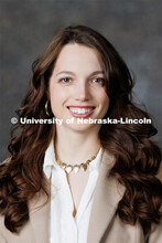 Studio portrait of Emily Manning, Early Childhood Educator. Portraits of Extension, IANR and CASNR e