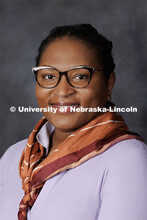 Studio portrait of Judith Ngozi Obodougo. Portraits of Extension, IANR and CASNR educators. Extensio