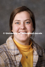 Studio portrait of Jayd Roberts, 4-H Extension Assistant. Portraits of Extension, IANR and CASNR edu