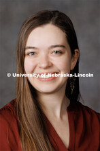 Studio portrait of Kelsey Ryan-Simkins, Assistant Extension Educator. Portraits of Extension, IANR a