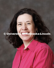 Studio portrait of Clemencia Rojas, Associate Professor, Plant Pathology. February 23, 2023. 
