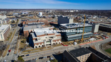 Construction of Kiewit Hall on City Campus. March 1, 2023. 