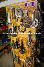 Hundreds of parts await their turn to help fix bikes at Lincoln Bike Kitchen Repair. The Bike Kitche