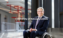 Lance Perez, Dean of College of Engineering poses in the Engineering Research Center. March 13, 2023