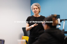 Sarah Charles, Academic Advisor. Explore Center photo shoot. March 22, 2023. 