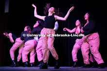 Members of Kappa Delta Chi preform during the OASIS and FRATERNITY AND SORORITY LIFE Stroll Off insi