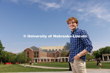 Paul Pechous, ASUN President and Husker Dialogue speaker. May 10, 2023. 