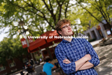 Paul Pechous, ASUN President and Husker Dialogue speaker. May 10, 2023. 