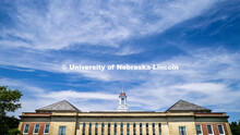 Blue skies across UNL's City Campus. June 12, 2023. 