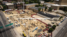 Construction on the new Hixson-Lied College of Fine and Performing Arts music building. June 15, 202