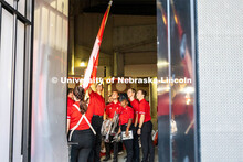 Big Red Welcome week featured the Cornhusker Marching Band Exhibition in Memorial Stadium where they
