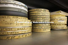 Husker game films through the years are locked away in the archives in the Library Depository Retrie