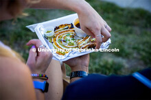 Pizadilla from the Birria Boss Taco truck at the Hub and Soul Event. September 29, 2023. 