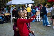 Fiesta on the green at the Nebraska Union Plaza. Fiesta on the Green is an annual Latino culture and