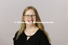 Studio portrait of Dakota Taylor, Project Associate for the Office of Admissions. October 19, 2023. 