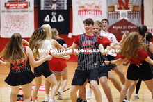 Team 8: Phi Kappa Psi, Alpha Omicron Pi, Beta Sigma Psi shimmy and flip their hair during their danc