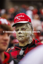 Payton Craw watches Nebraska football versus Purdue at the Homecoming game. October 28, 2023. 