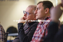 Nebraska Engineering professor and Virtual Incision founder Shane Farritor watches the tests Saturda