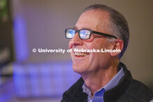 Dr. Gregory Heidrick smiles after making a successful cut while using the Space MIRA. Shane Farritor