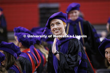 College of Law commencement in Devaney on the volleyball court. May 3, 2024. 