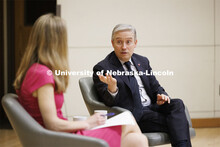 François-Philippe Champagne, Canada’s minister of innovation, science and industry, speaks with J