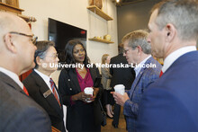 USDA ARS Administrator Simon Liu and USDA Under Secretary Chavonda Jacobs-Young and Governor Jim Pil