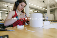 College of Architecture high school workshop led by Nate Bicak, Associate Professor of Interior Desi