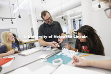 College of Architecture high school workshop led by Nate Bicak, Associate Professor of Interior Desi