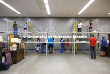 The first-year College of Law students spent half of their Thursday painting interior walls at the H