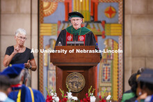 President Jeffrey Gold Investiture in the Nebraska State Capitol. September 5, 2024. 