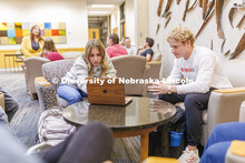 Law students studying in the College of Law. College of Law photoshoot. October 10, 2024. 