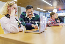 Students studying. College of Law photoshoot. October 10, 2024. 