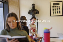 Students studying in the College of Law. College of Law photoshoot. October 10, 2024. 