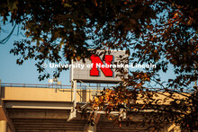 Fall Scenery on City Campus. Memorial Stadium. November 8, 2024. 