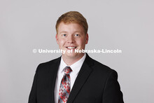 Studio portrait of Seth Wert. New Student Enrollment Orientation Leaders. December 13, 2024. 
