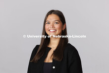 Studio portrait of Liem Wills. New Student Enrollment Orientation Leaders. December 13, 2024. 
