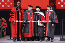 Chancellor Rodney D. Bennett, Dr. Jeffery Gold, president of the University of Nebraska, Kenneth Bir