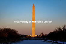 Washington Monument in Washington D.C. Inauguration choir trip. January 17, 2025. 