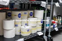 Toilet paper is one of the personal items that the Husker Pantry provides to students, in the Husker