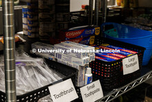 Toothbrushes and toothpaste are some of the personal items that the Husker Pantry provides to studen