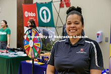 Ronesha Love, the Director of Career Services, poses for a portrait at the City Campus Career Fair. 