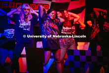 Gabrielle Van Veldhuizen, a senior Mechanical Engineering major and Director of Morale for Huskertho