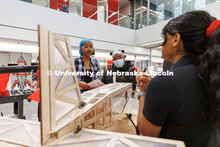 Students meet with different engineering clubs. Admitted Student Day is UNL’s in-person, on-campus