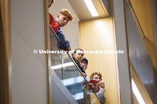 Students and parents listen to welcoming speeches in Hawks Hall College of Business on Admitted Stud